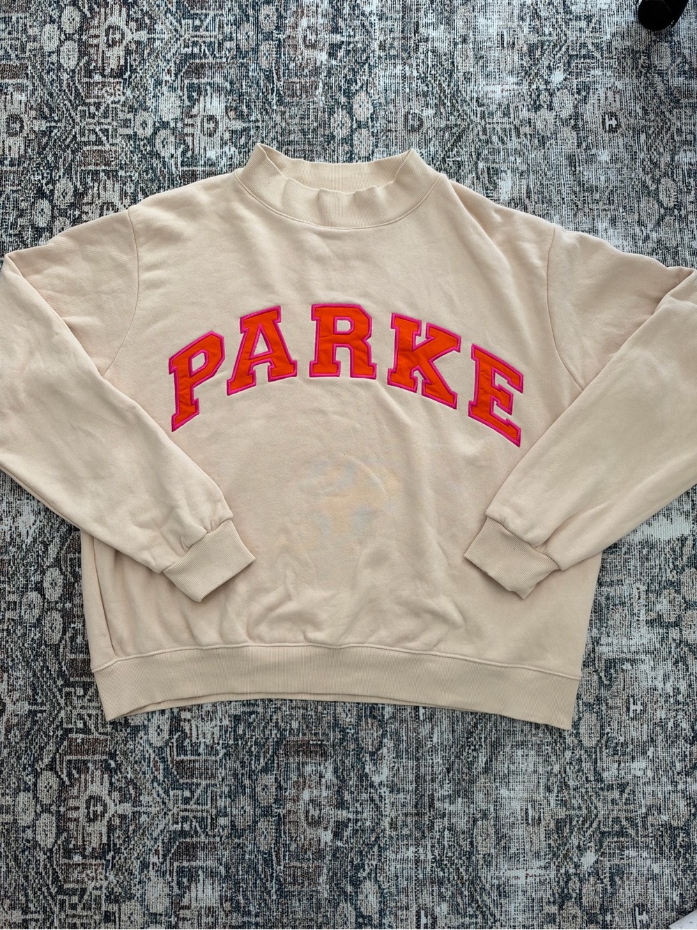 Parke x Dunkin' Varsity Mockneck - Latte